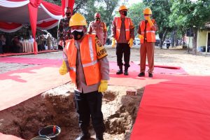 Kapolda Sumsel Hadiri Pembangunan Mako Polsek IB II & IT III di Palembang