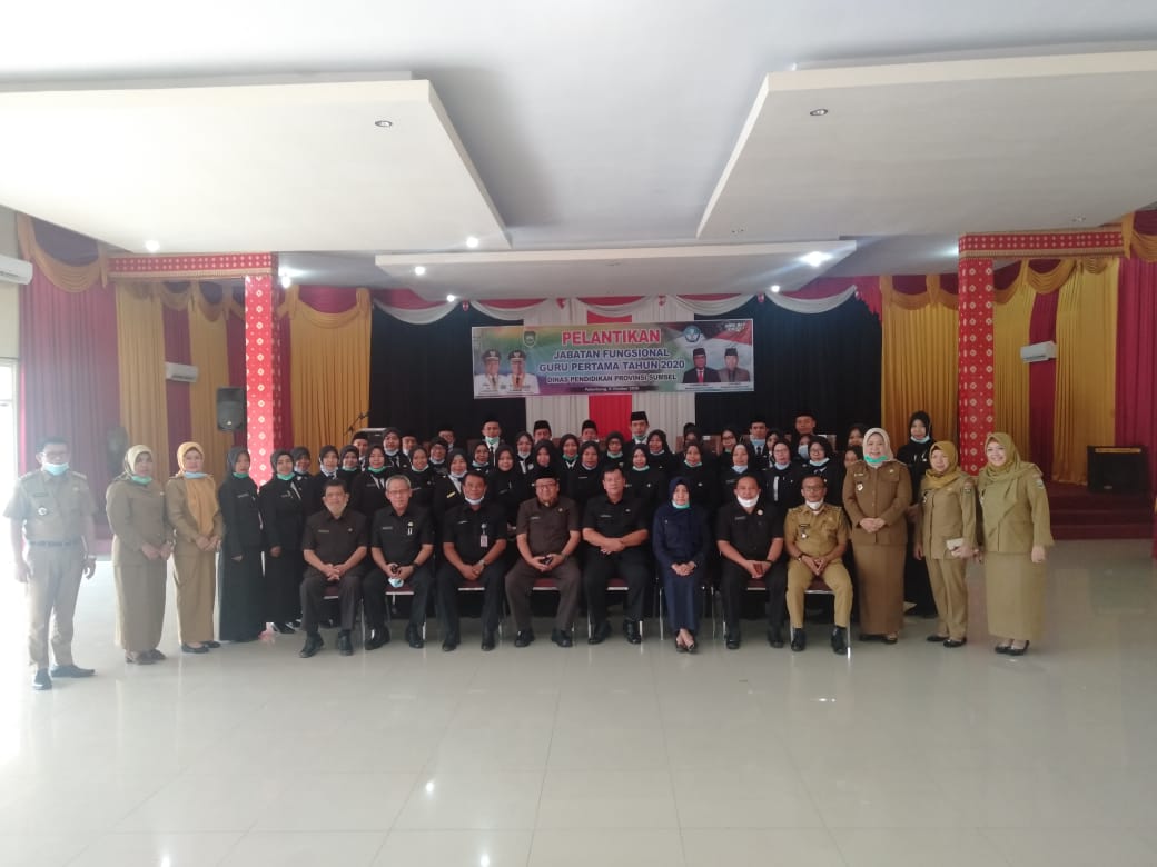 40 Fungsional Guru Dilantik PLT Dinas Pendidikan Prov Sumsel