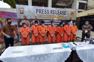 7 Tersangka Minyak Ilegal Diamankan Polda Sumsel