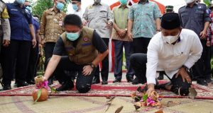 gub sumsel resmikan jalan di banyuasin