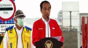 jokowi resmikan tol kayu agung - palembang